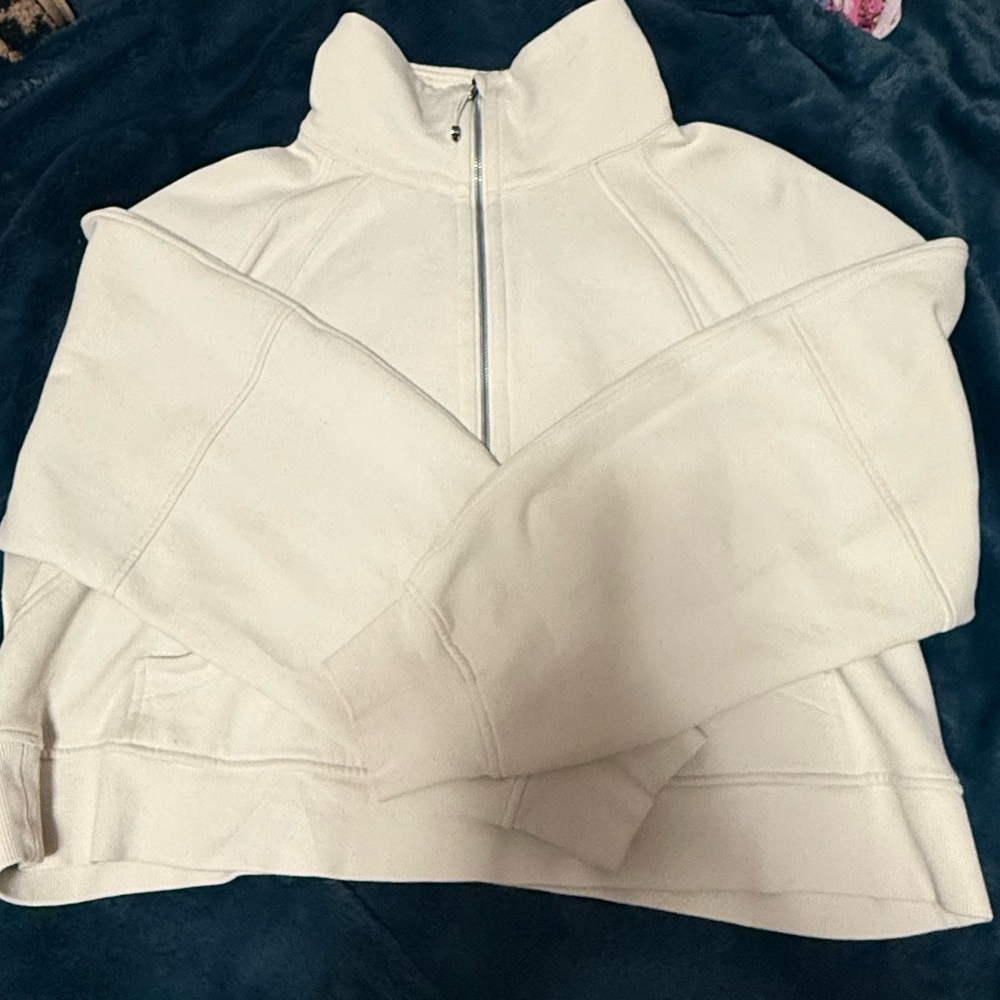 lululemon athletica Cream High Neck Sweater